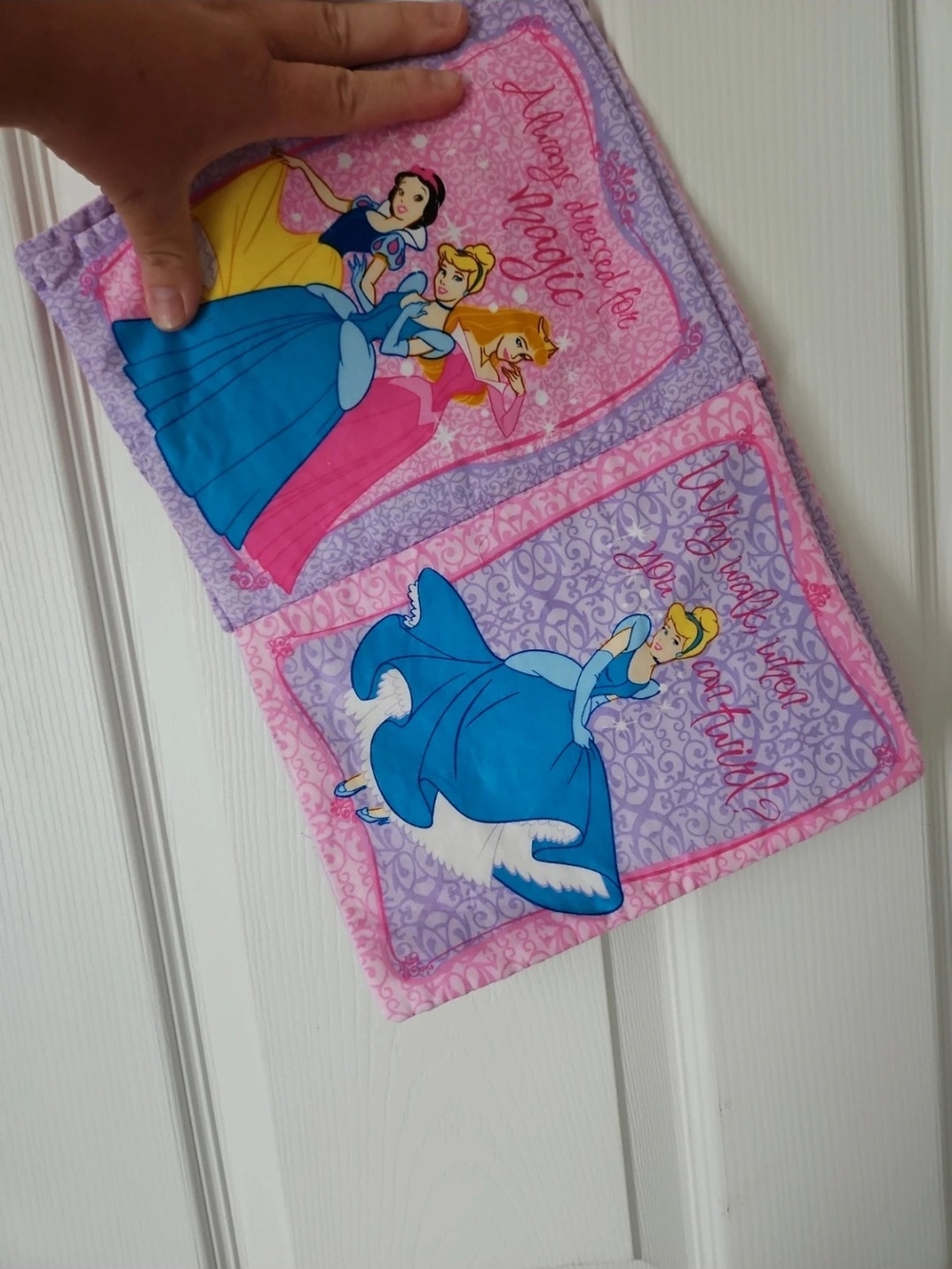 Disney Princess Soft Fabric Activity Book - Pink & Purple